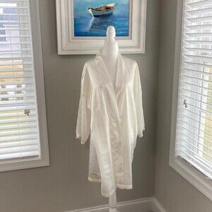 Vintage Intimo Amore Sears, Roebuck, and Co. Satin Cream Robe Small
